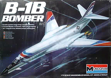 Monogram B-1B Bomber 1:72 scale