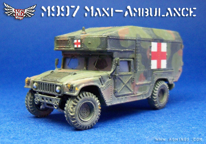 Revell M-997 Maxi Ambulance HMMWV 1:72 scale model