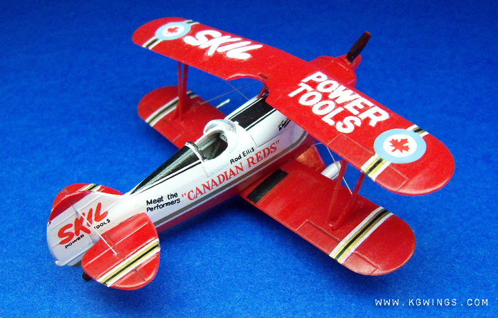 LS Pitts S2A Canadian Reds 1:72 scale model