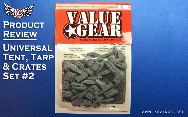 Value Gear 1:72 Universal Tent, Tarp & Crates Set #2