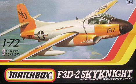 Matchbox #PK-134 F3D-2 Skyknight model kit maquette model bausatz bouwmodel 