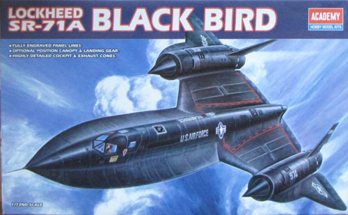 Academy Minicraft 1627 Lockheed SR-71A Black Bird