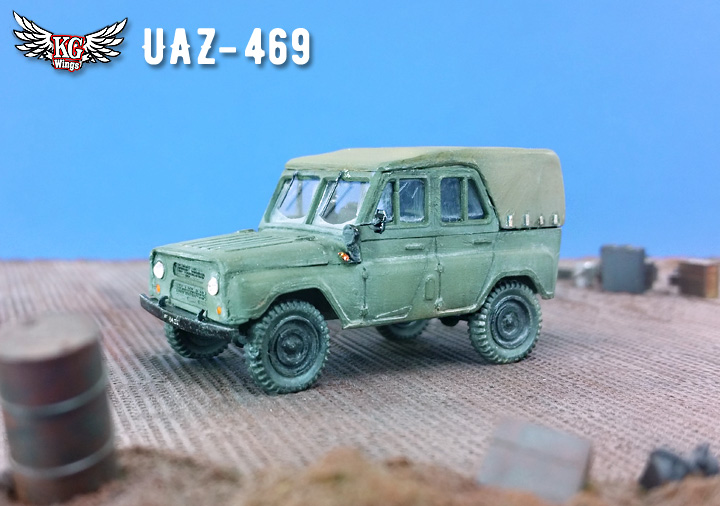 KG Wings - MAC 1:72 scale model of UAZ 469 Utility Vehicle