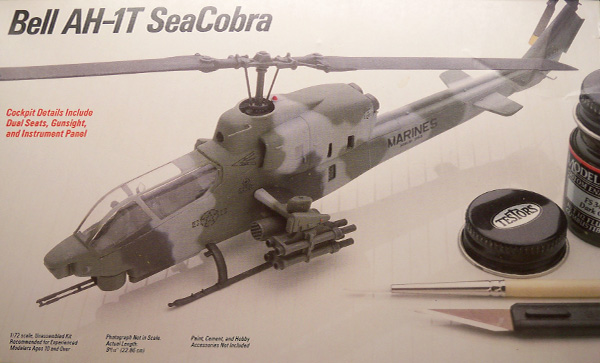 Testors Italeri Bell AH-1T SeaCobra