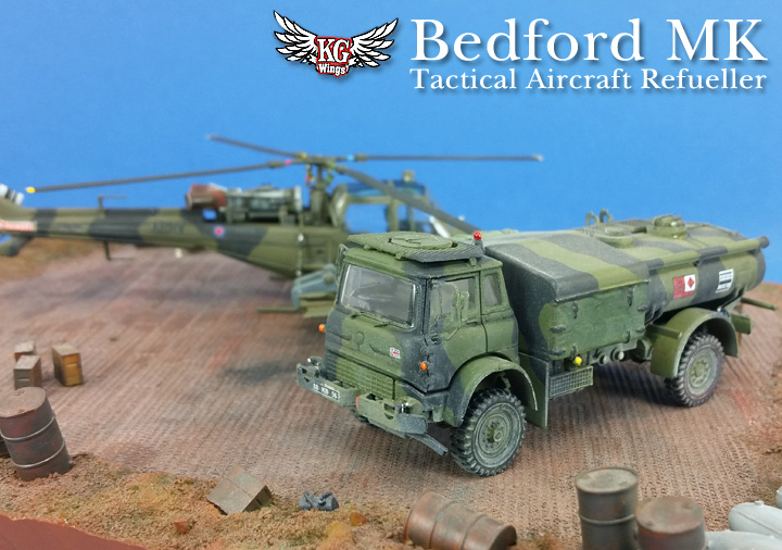 Airfix Bedford MK Tactical Aircraft Refueller 1:76 scale model