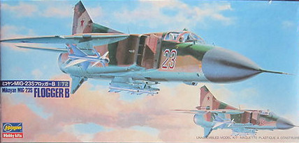 Hasegawa 1711 Mikoyan MiG-23S Flogger B